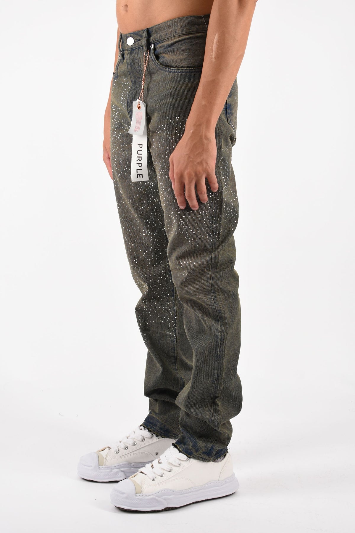 Jeans slim straight dirty wash cosmos