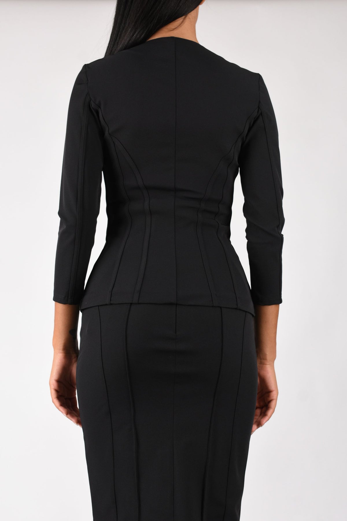 GIACCA STILE CORSETTO CON ZIP GI19566E2