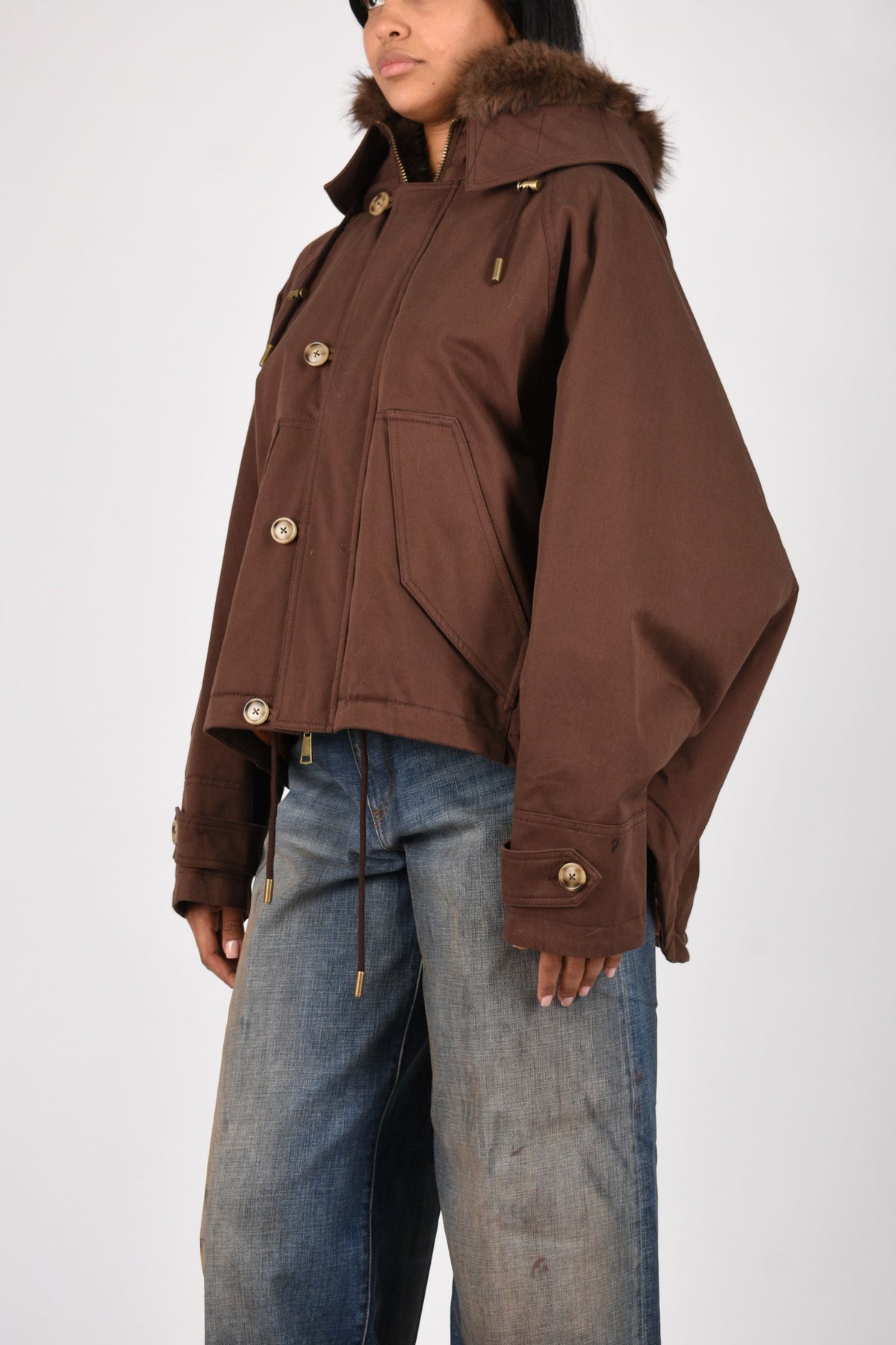 PARKA CORTO IN NYLON  SG517