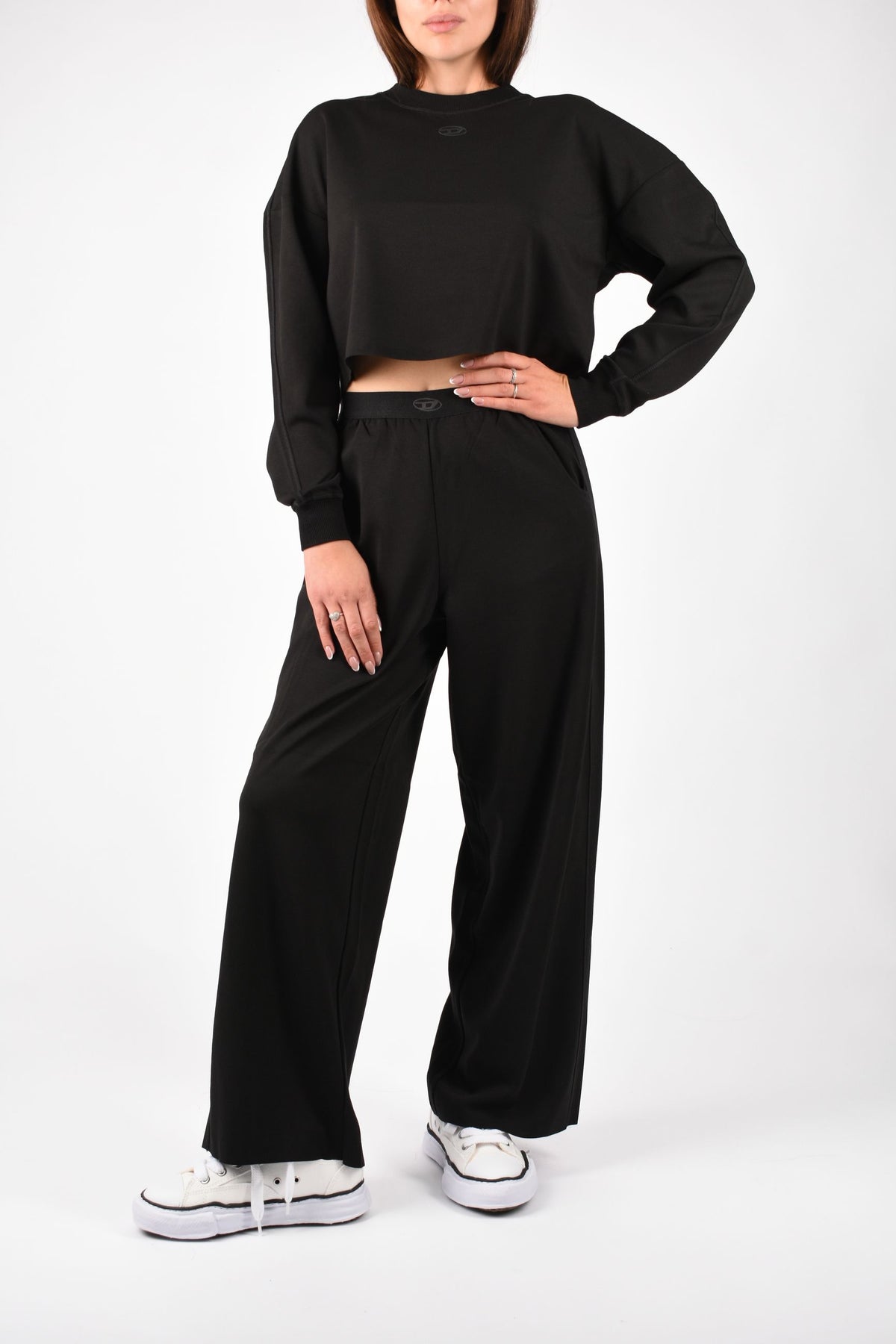 Pantaloni da tuta in scuba stretch leggero ALYSA UTLT A22308QTJBU
