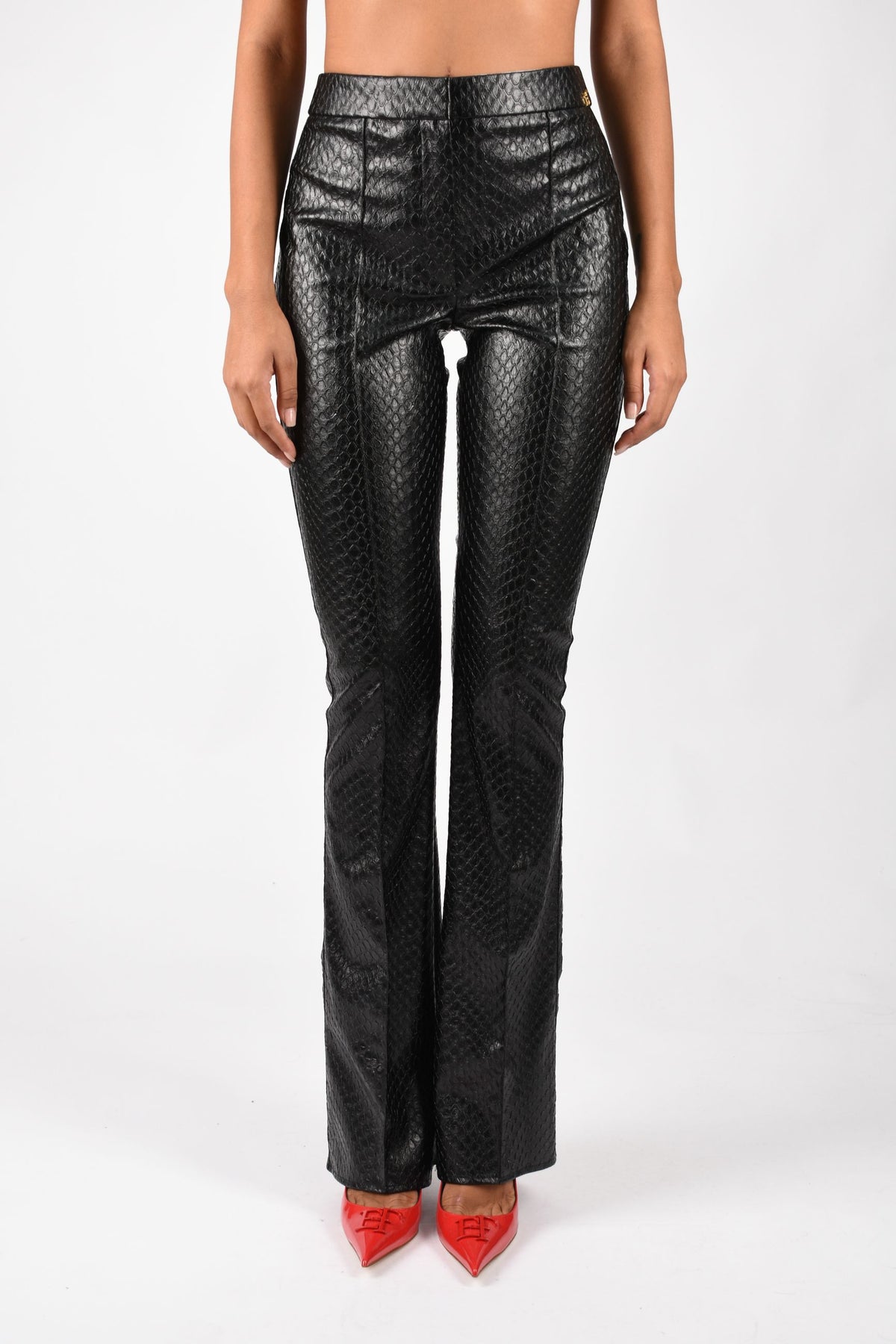 Pantaloni con trama a squame PA22567E2