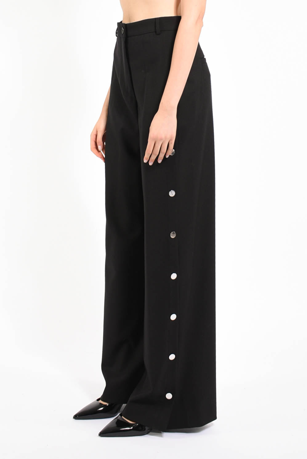 pantaloni a gamba ampia modello edere