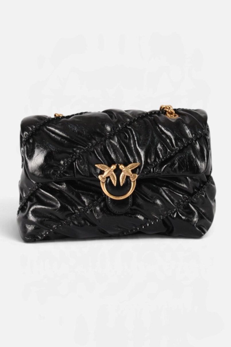 Borsa a tracolla love puff crinckle classic new shiny 107066A2JC