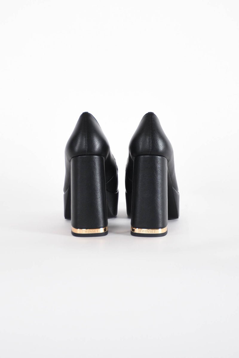 TWIN SET mocassini con plateau
