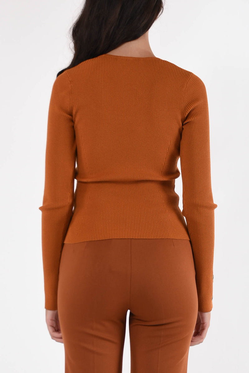 TWIN SET maglia a costine