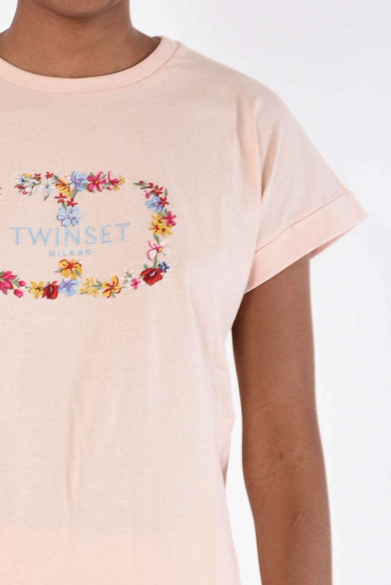 TWIN SET t-shirt in cotone