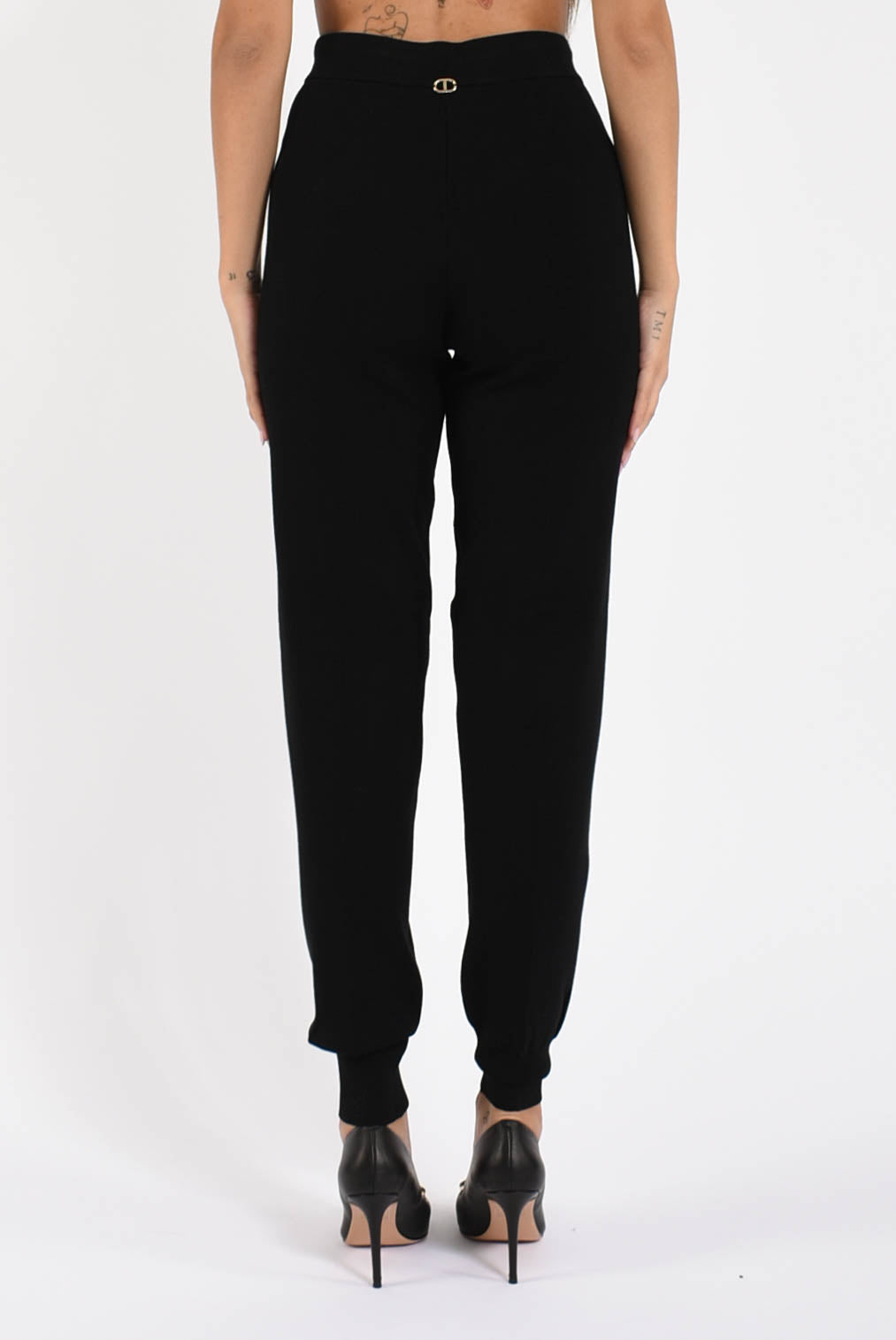 pantaloni jogger in maglia