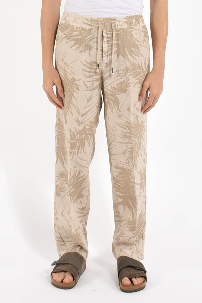 Pantaloni fantasia in lino