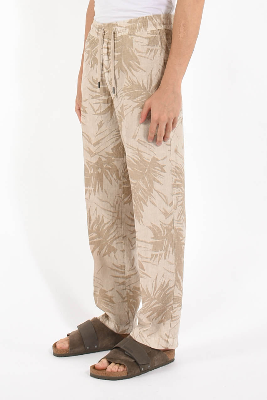 Pantaloni fantasia in lino