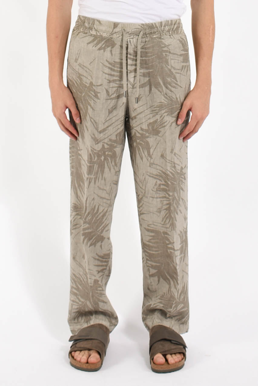 Pantaloni fantasia in lino