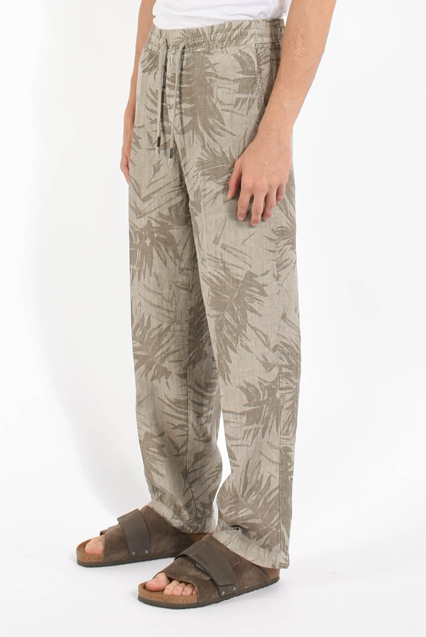 Pantaloni fantasia in lino
