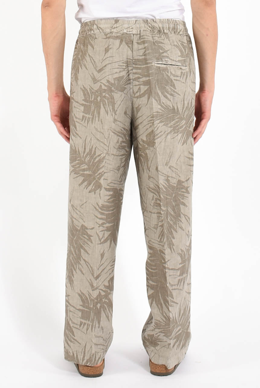 Pantaloni fantasia in lino