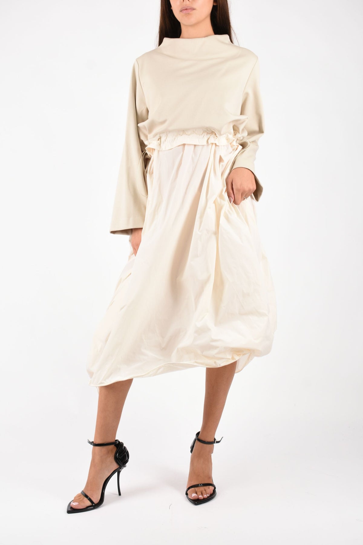 ABITO LUNGO IN TAFFETA