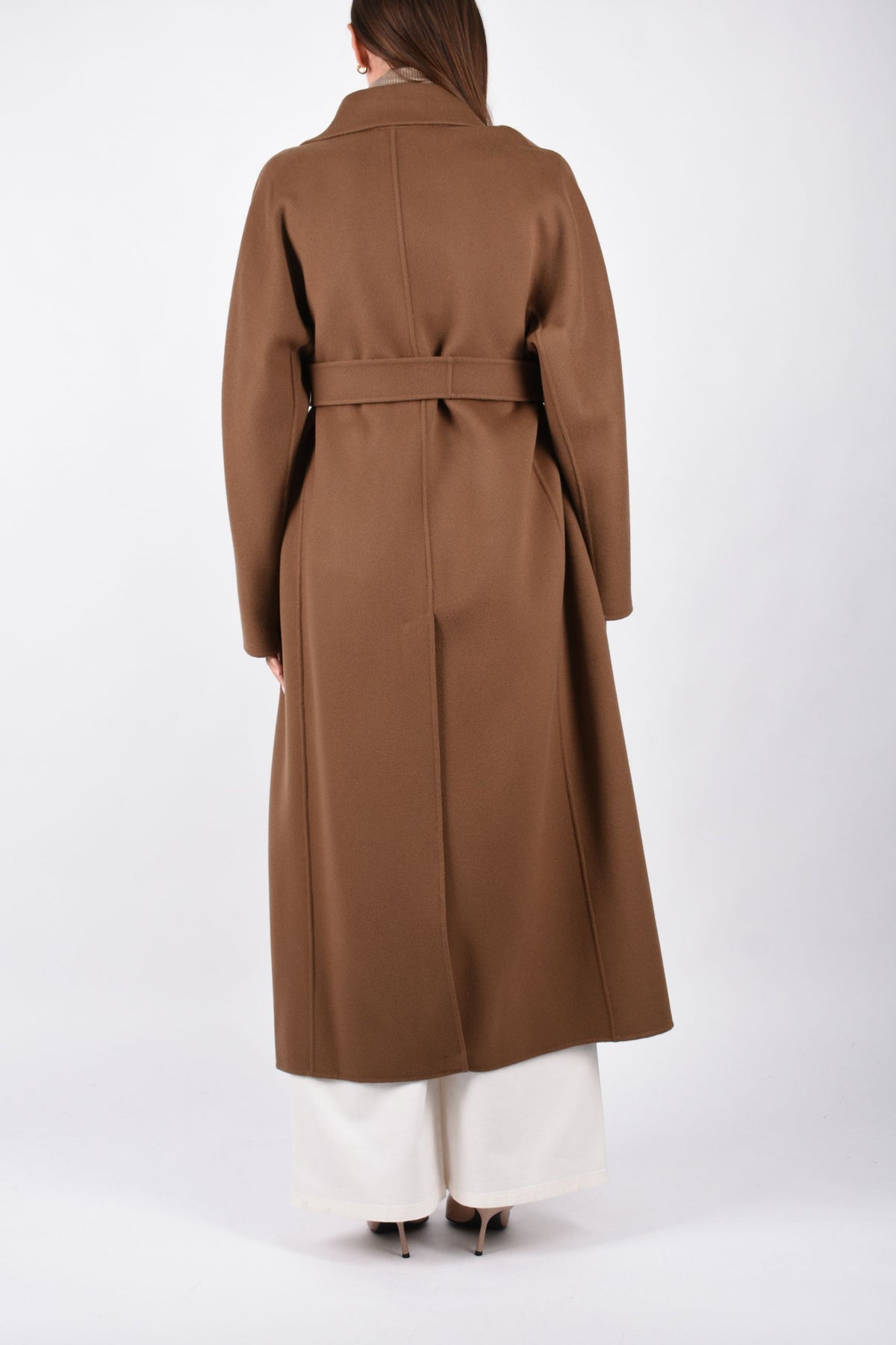 Cappotto lungo a vestaglia in drap di lana  SMMPENELOPE 2629016121600