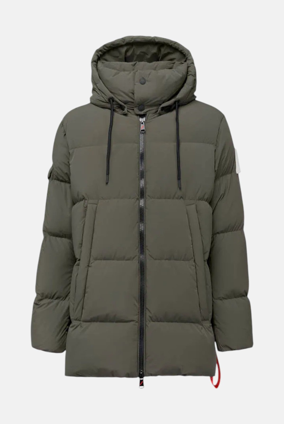 Piumino lungo vancouver in nylon strech opaco