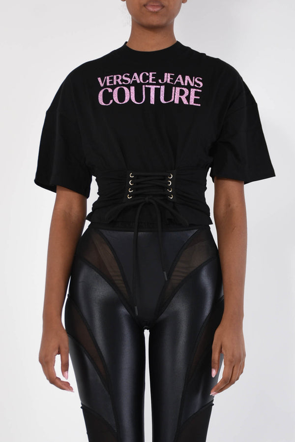 VERSACE JEANS COUTURE t-shirt cropped