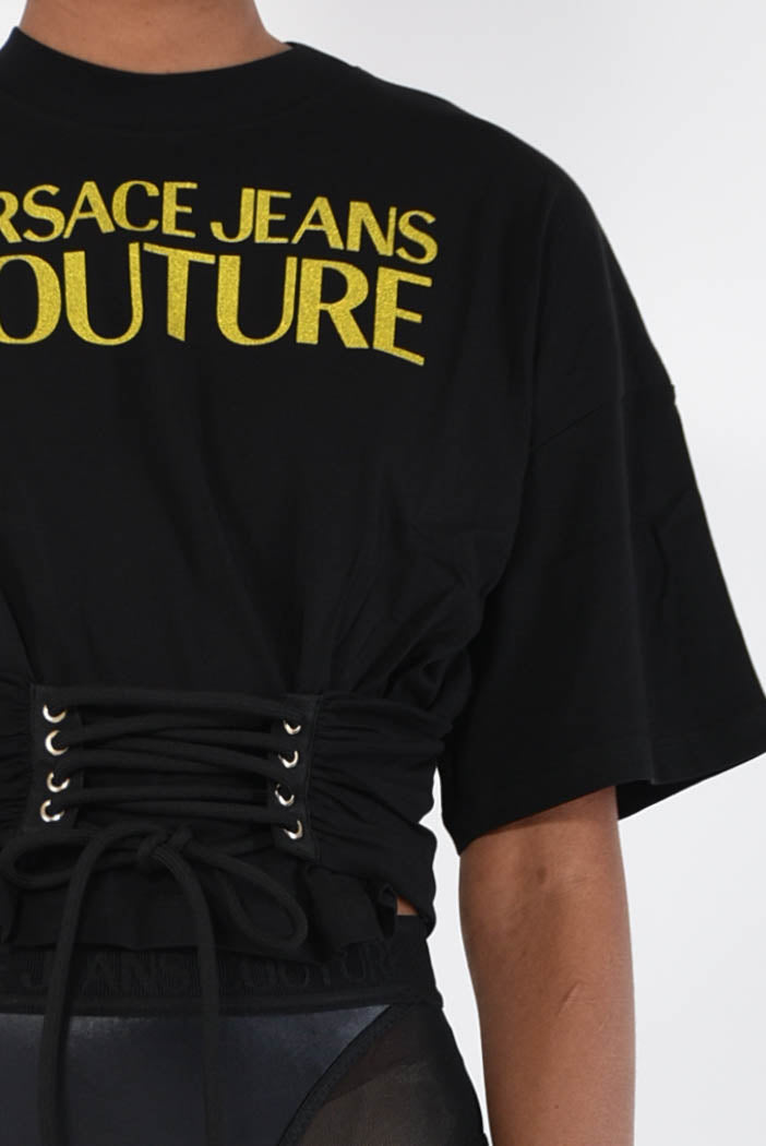 VERSACE JEANS COUTURE t-shirt cropped