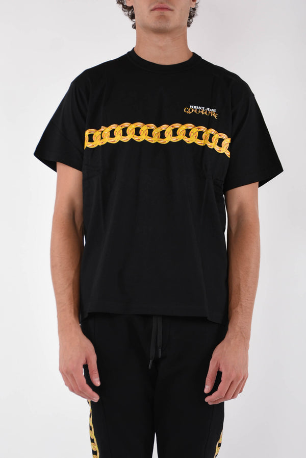 VERSACE JEANS COUTURE T-shirt logo catena