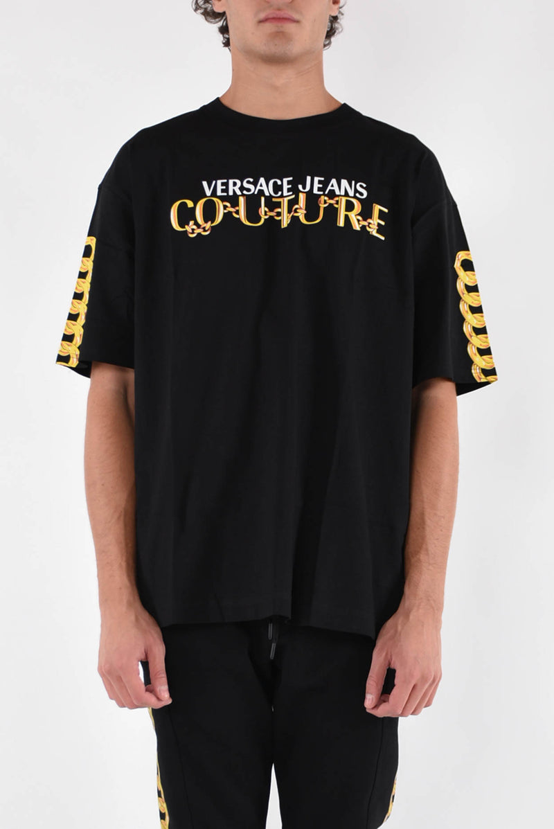 VERSACE JEANS COUTURE T-shirt logo catena