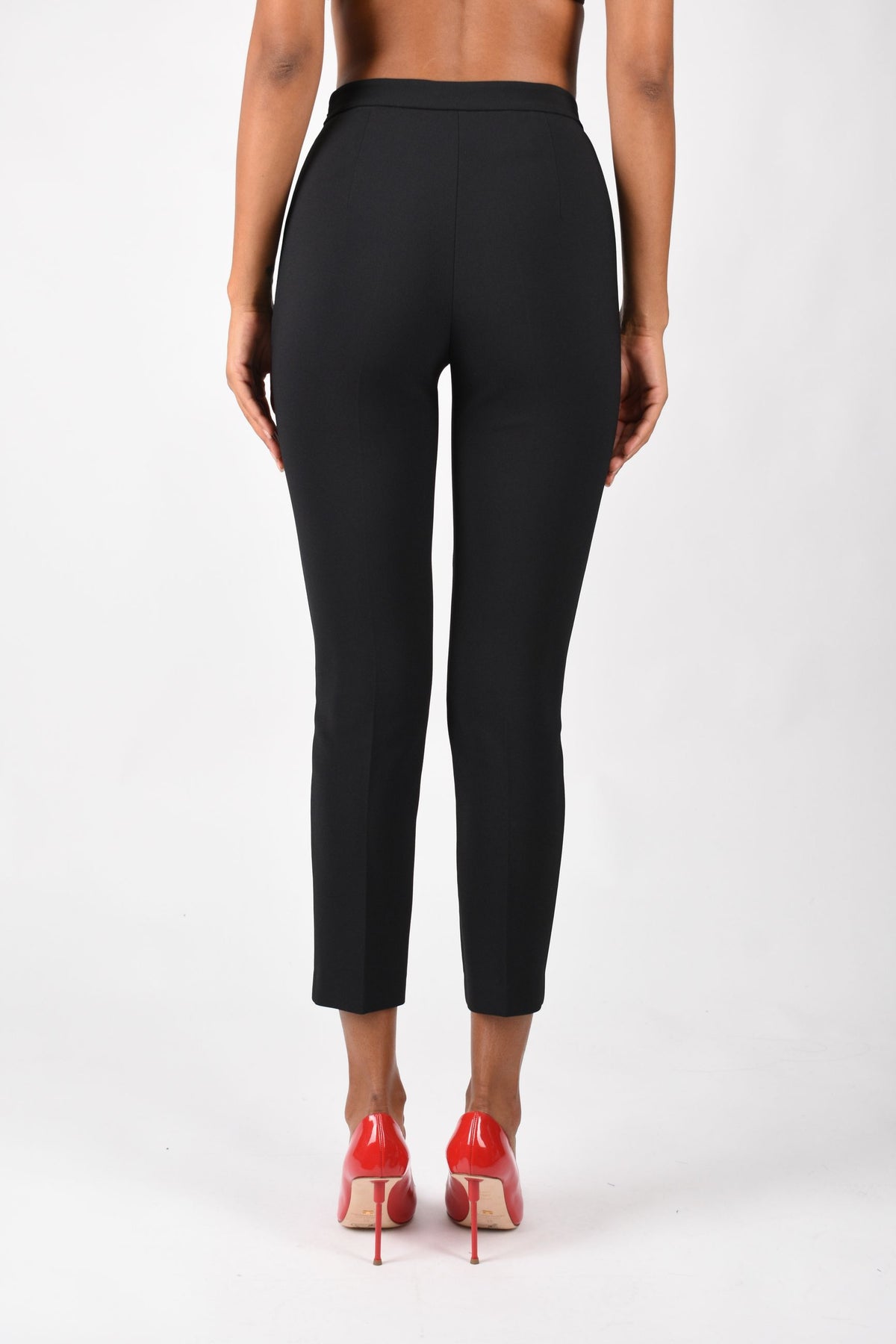 Pantaloni in doppio crêpe stretch PA19566E2