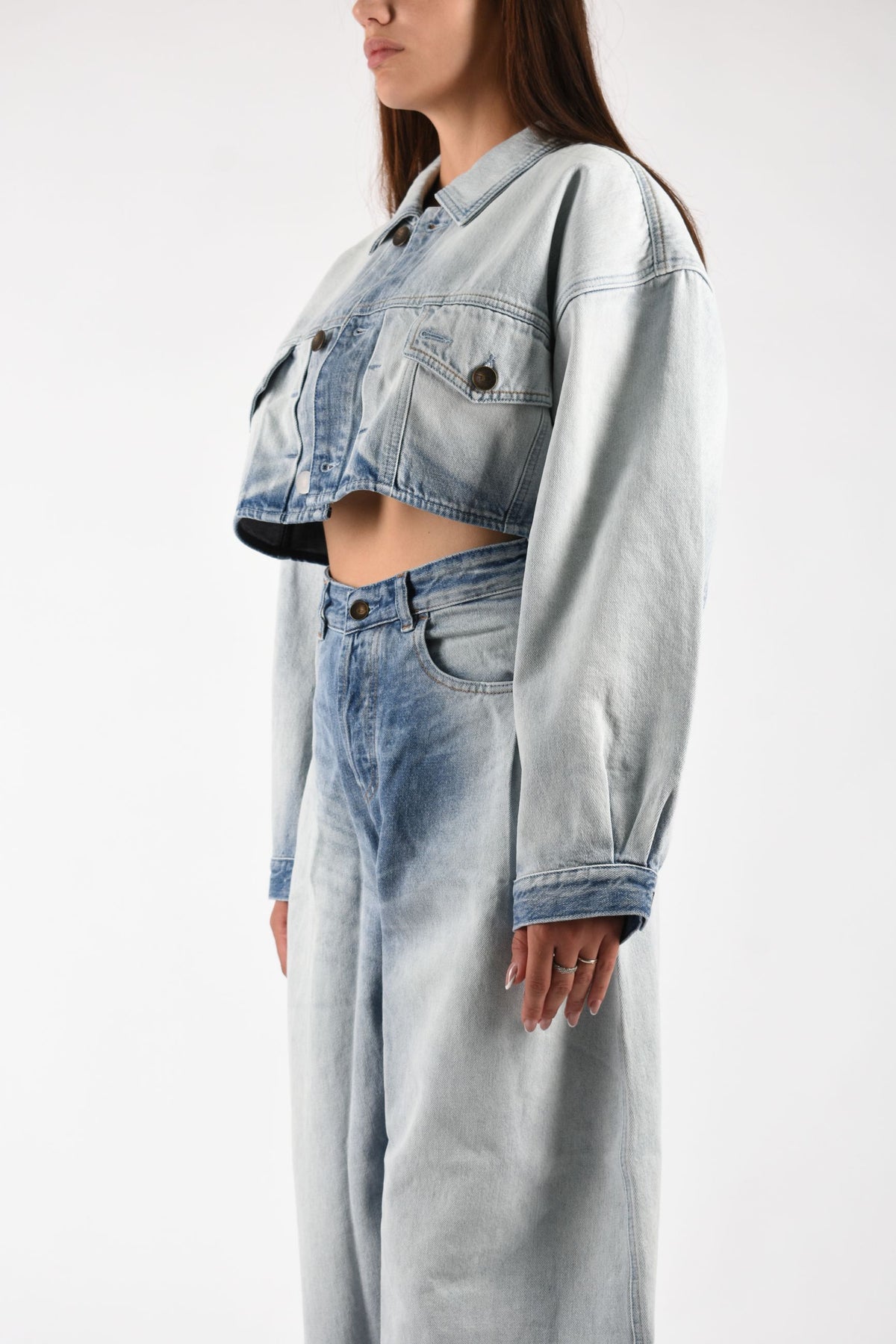 Giacca trucker oversize corta DE MALLEY