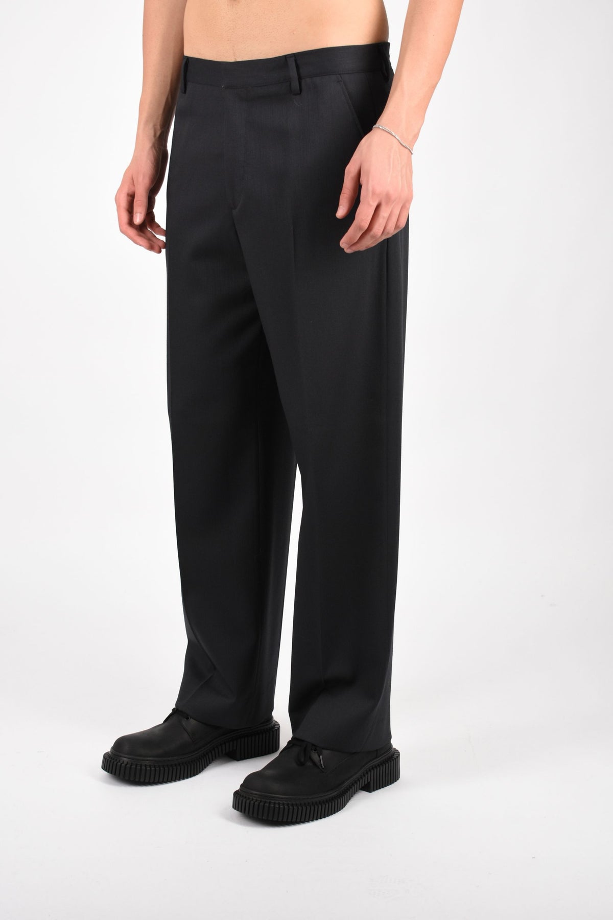 Pantaloni Alain in fresco lana 26F14