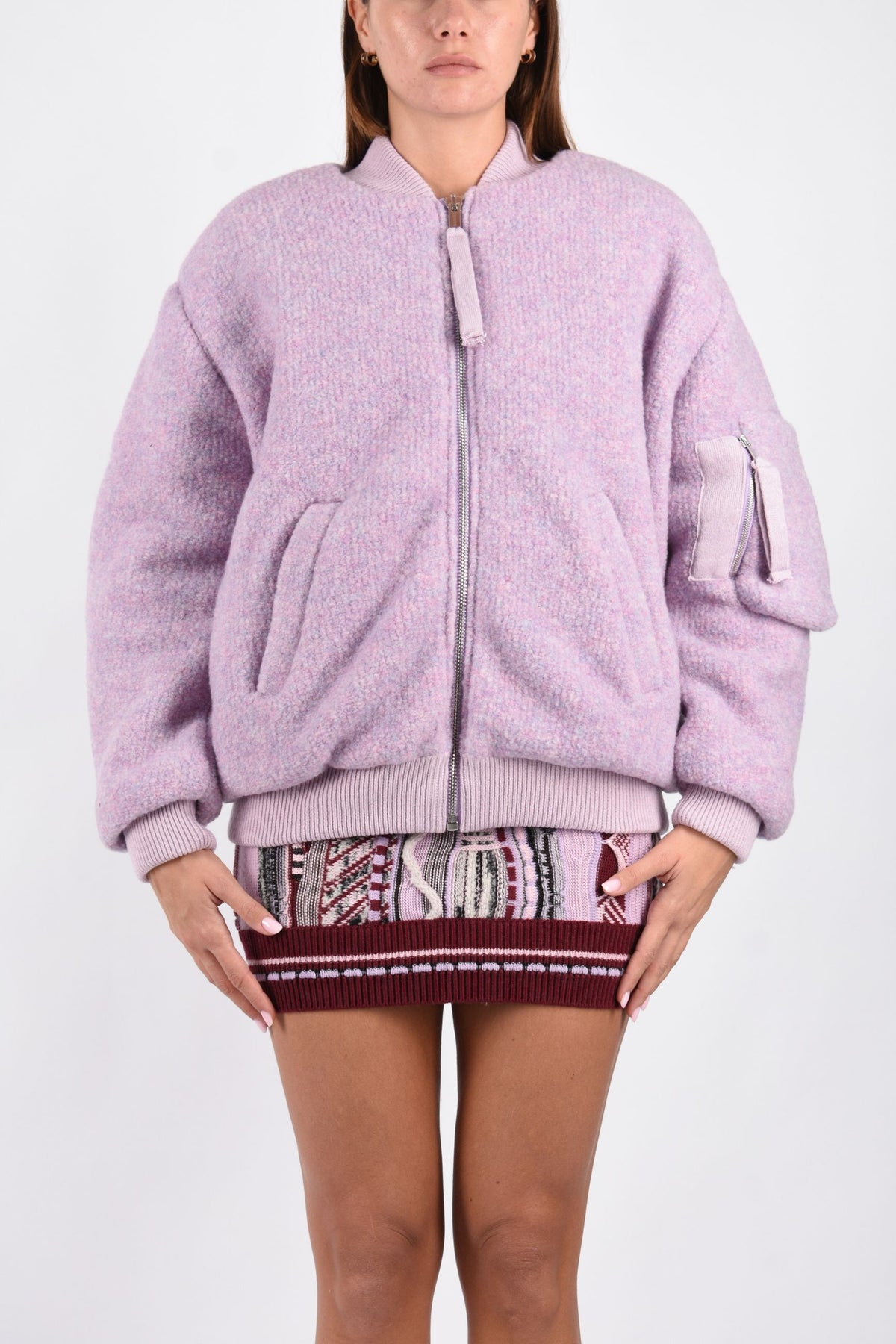 BOMBER OVER IN MAGLIA F6LAWOKJ187