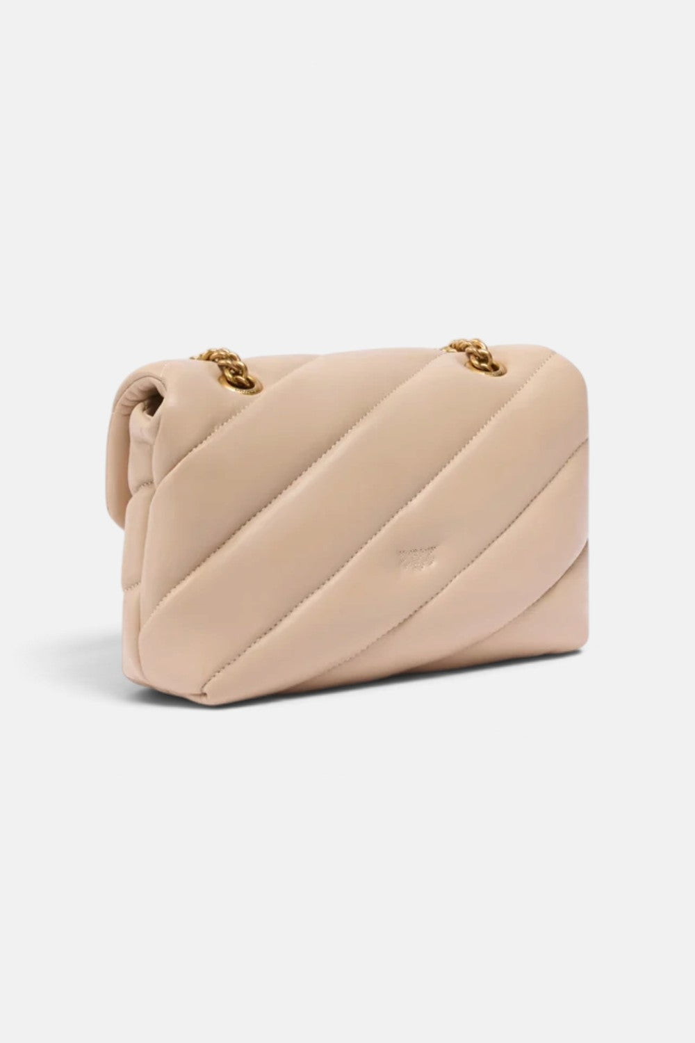 Borsa a tracolla Mini Love Bag Puff in nappa trapuntata con fibbia gioiello 107058A0F2
