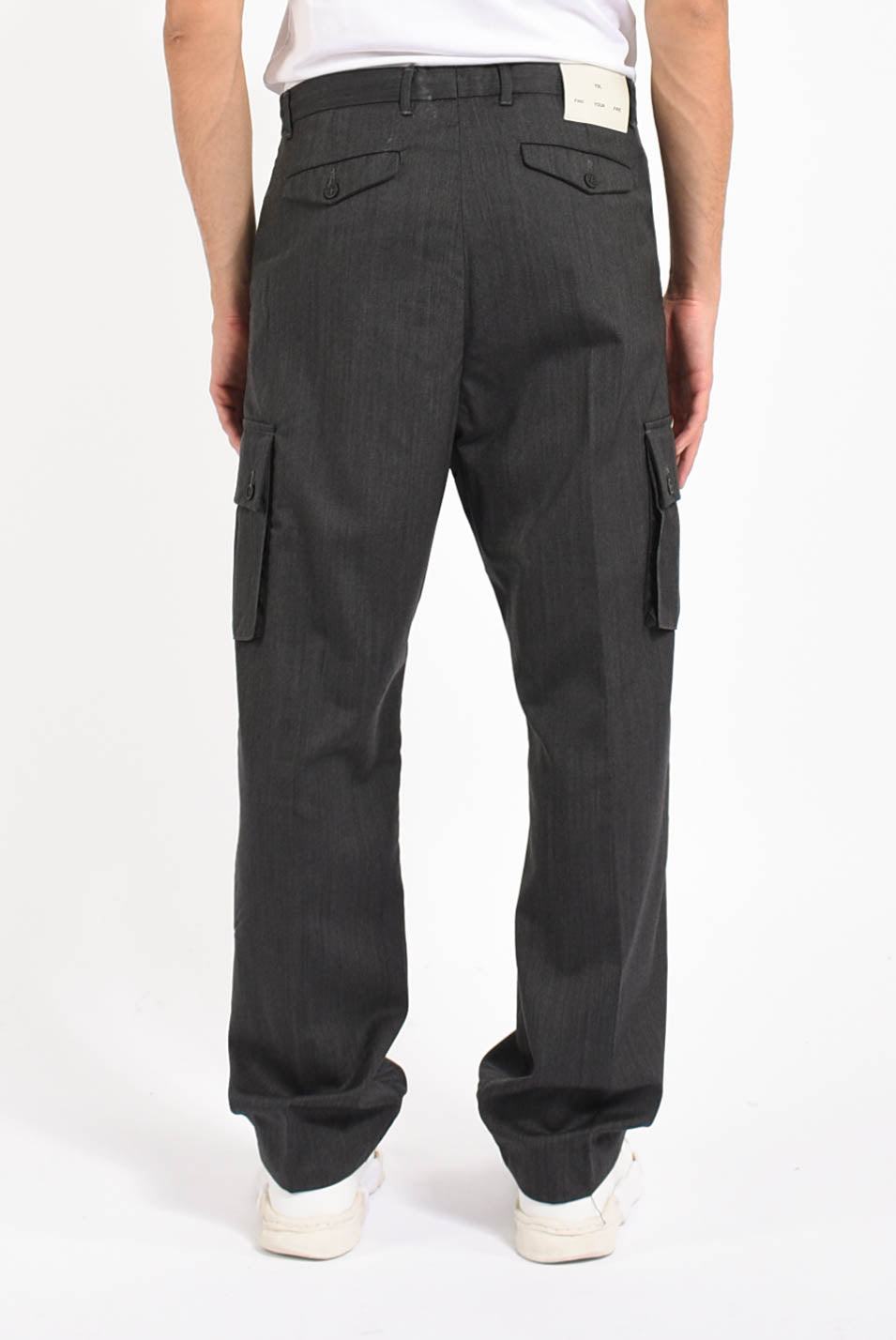 Pantaloni super cargo in cotone