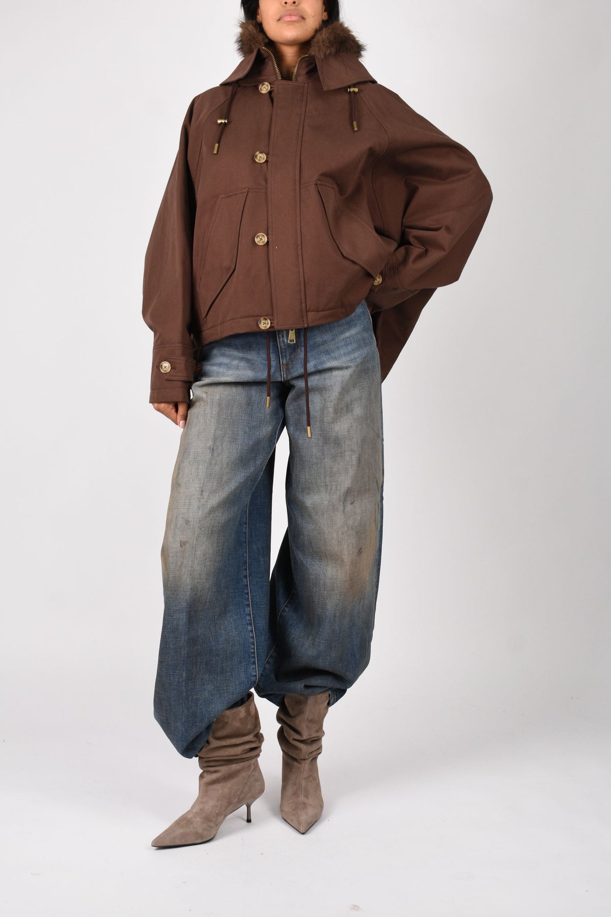 PARKA CORTO IN NYLON  SG517