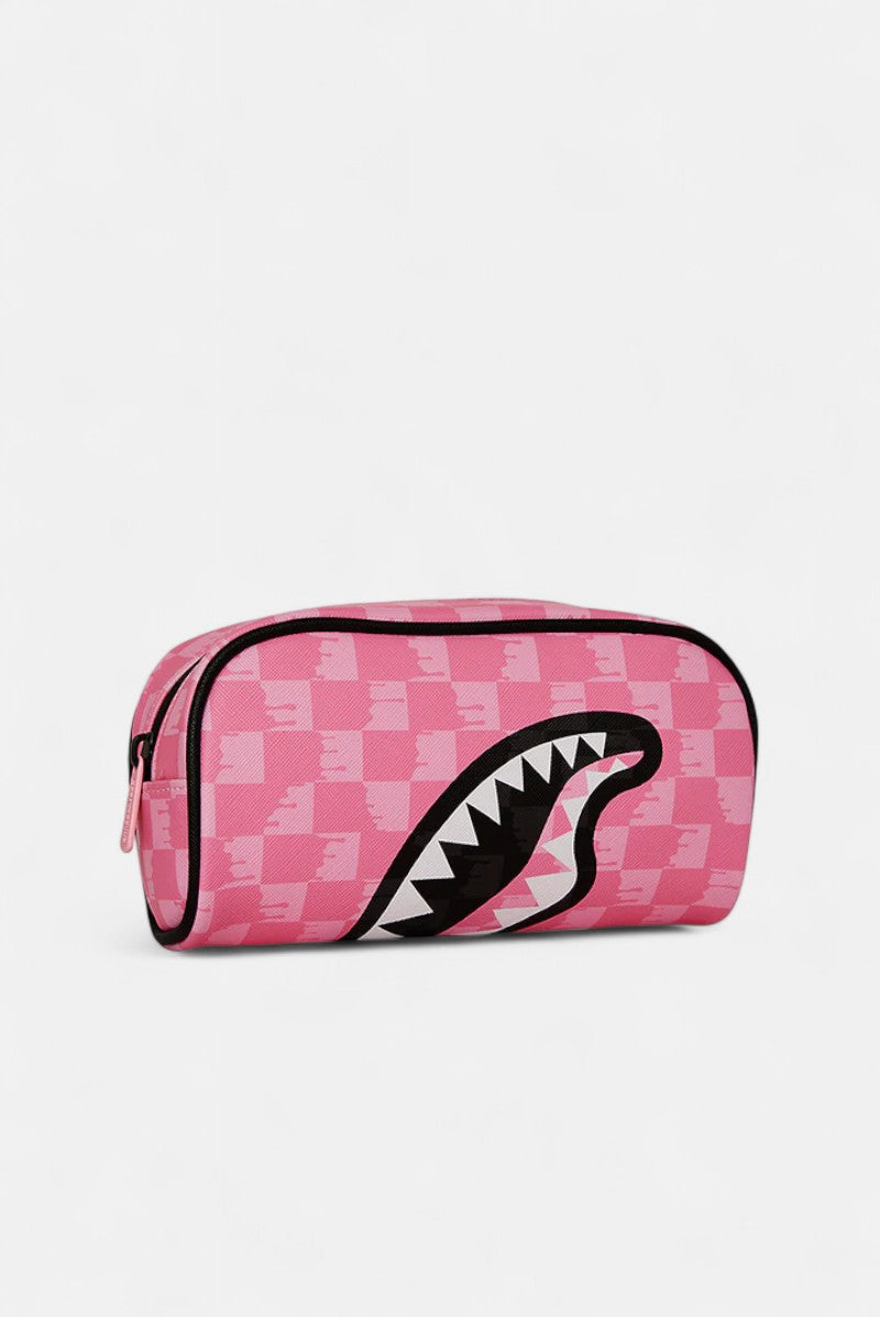 pochette PINK AND BLACK DRIP CHECK