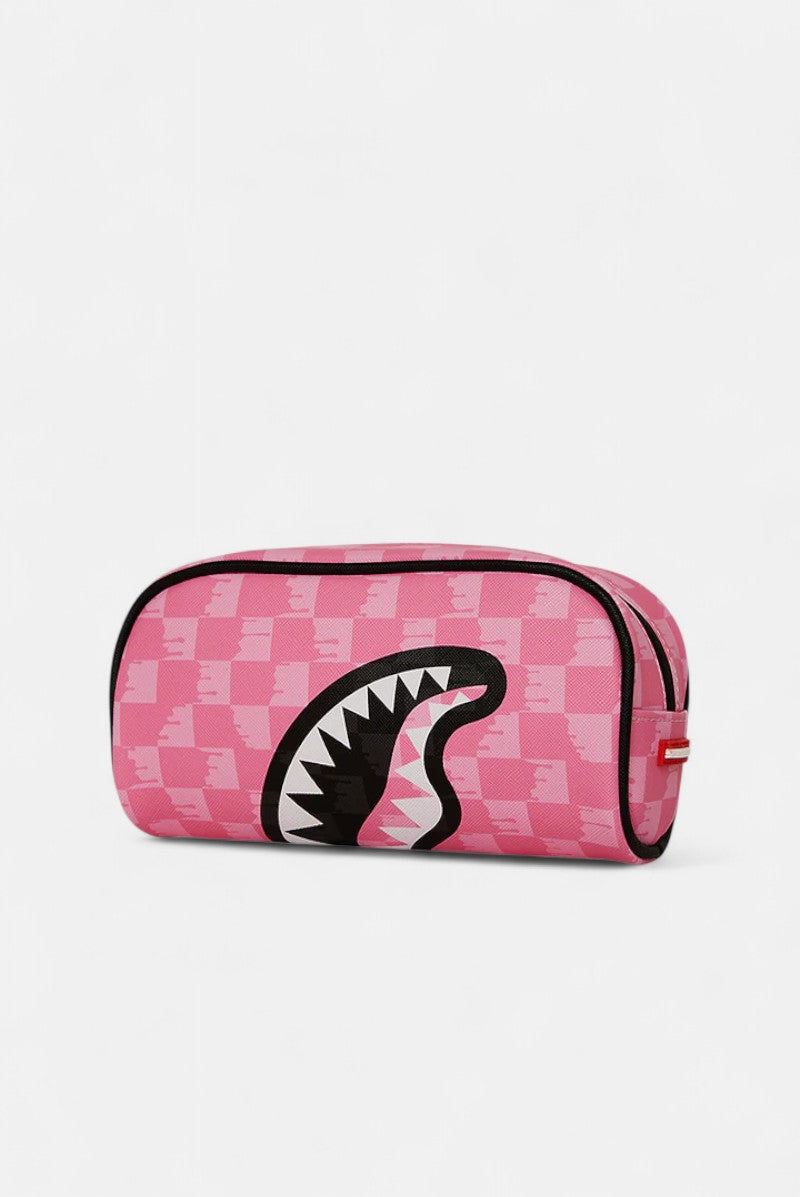 pochette PINK AND BLACK DRIP CHECK