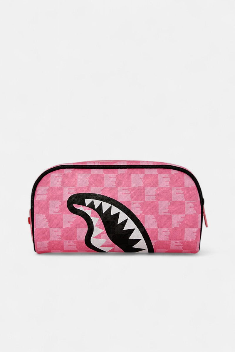 pochette PINK AND BLACK DRIP CHECK