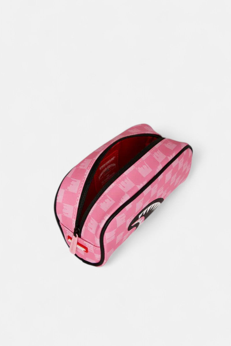 pochette PINK AND BLACK DRIP CHECK