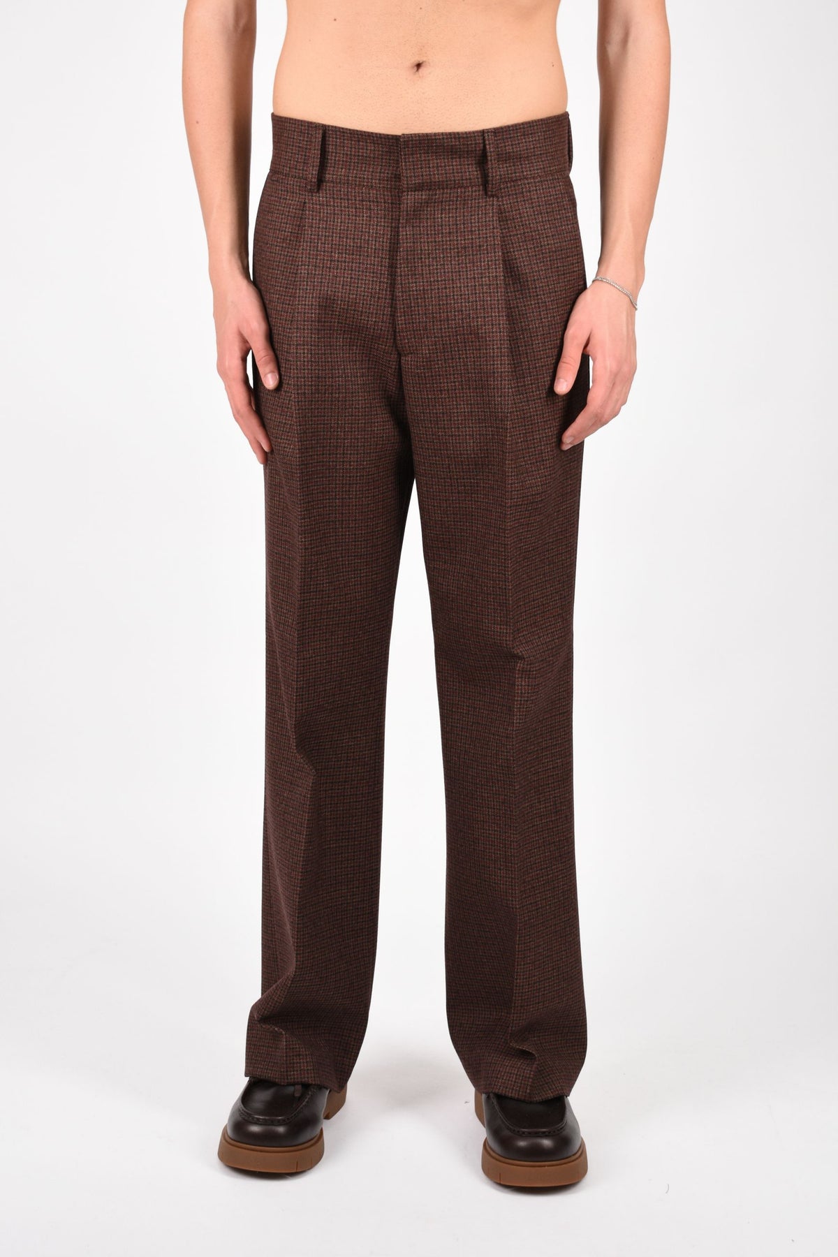 Pantaloni Alessio bath in fresco lana 26F77BA
