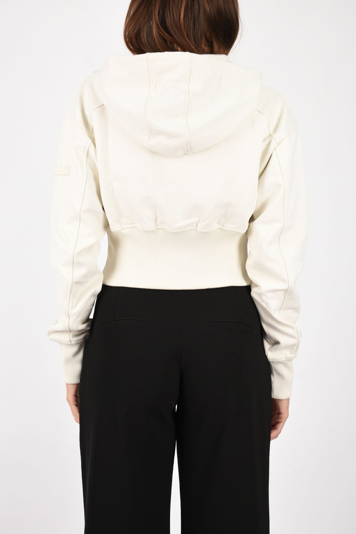 FELPA CROPPED CON ZIP 8M0076J079