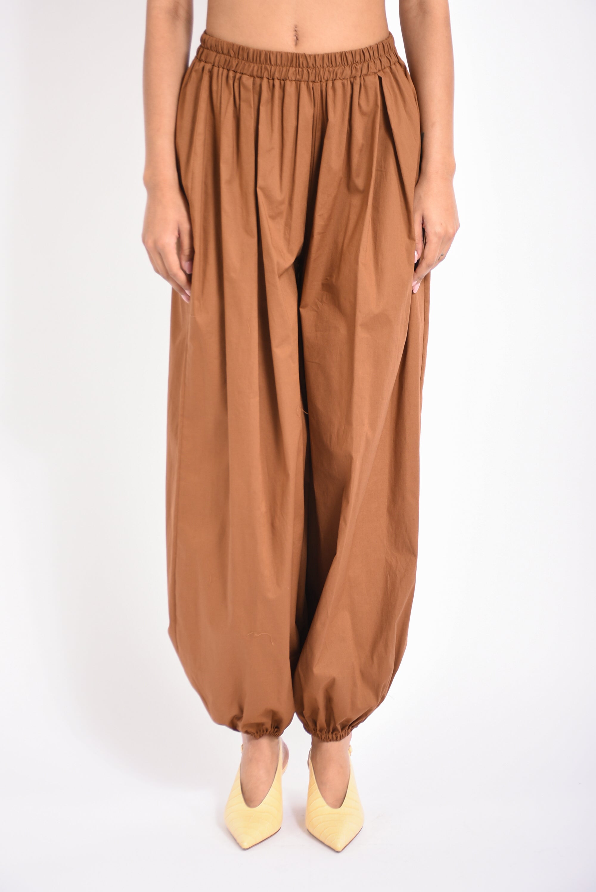 pantaloni ballon in cotone