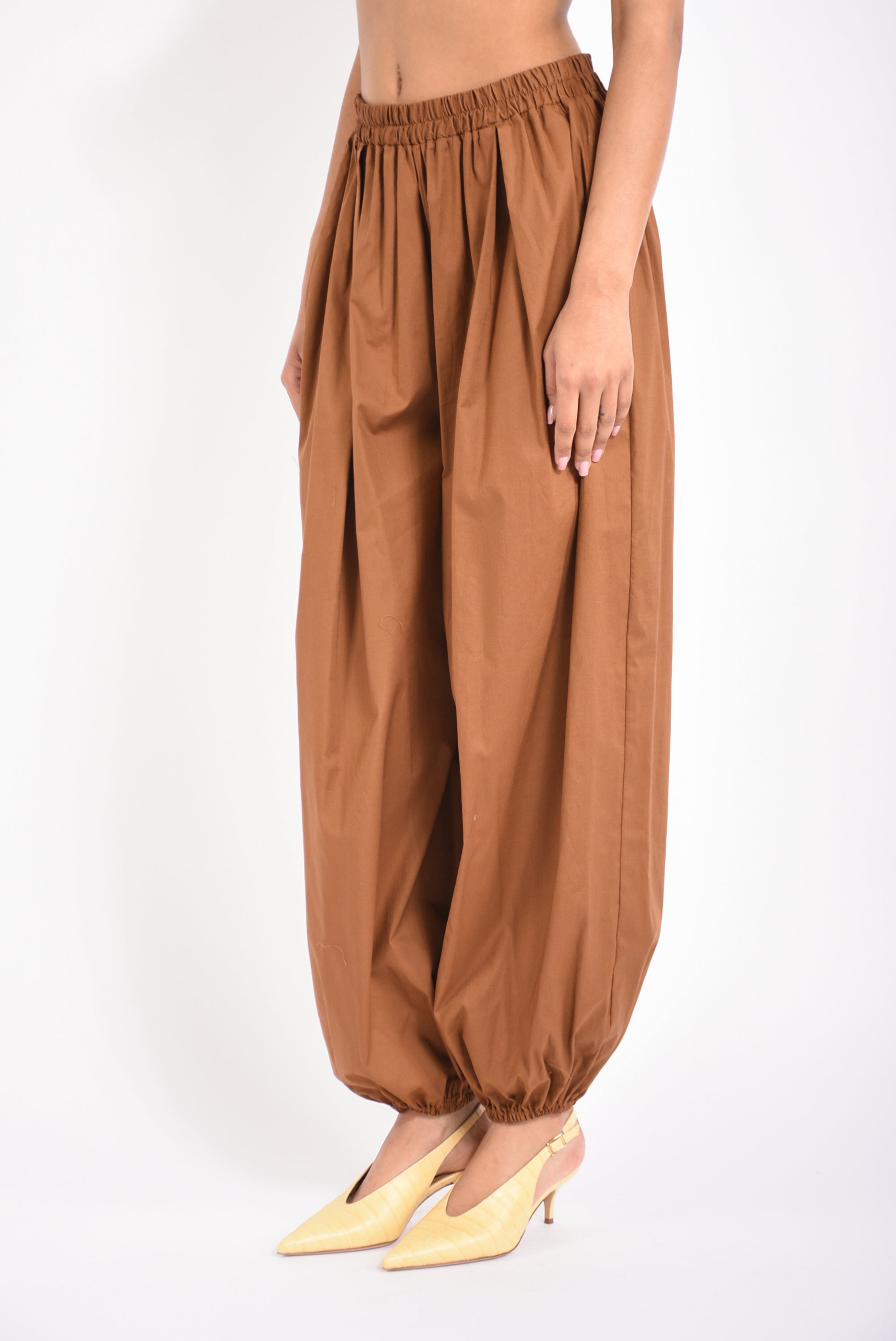 pantaloni ballon in cotone
