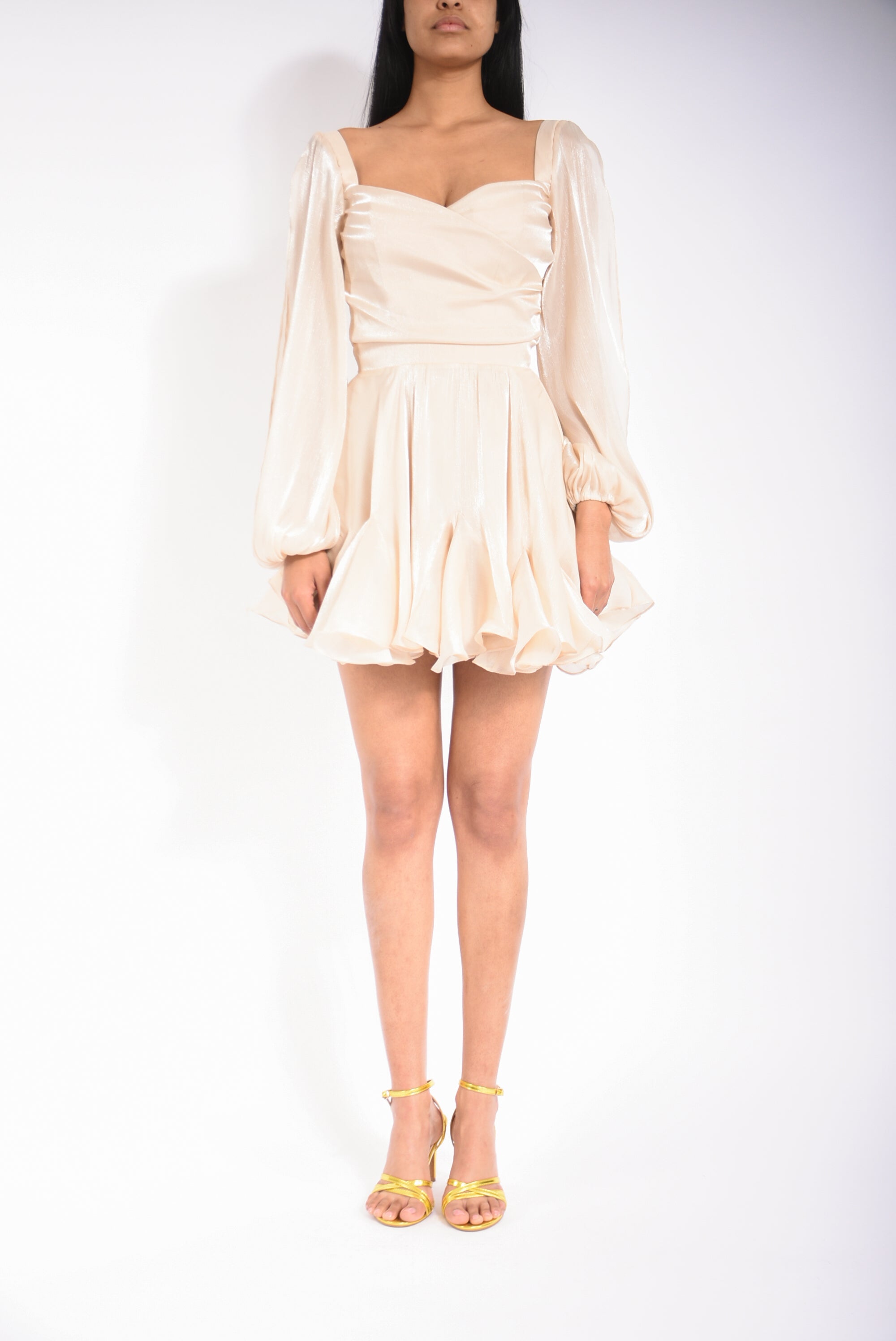 abito mini in voilè morbido
