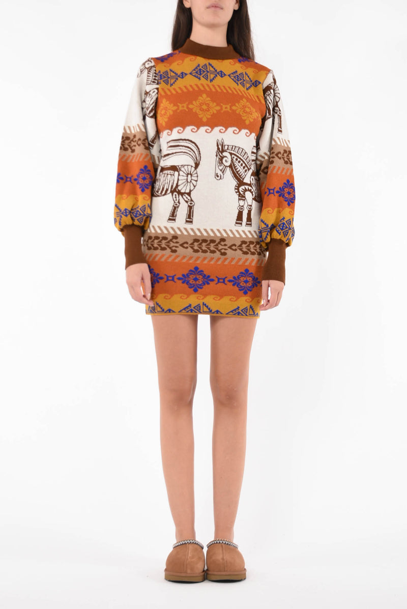 AKEP abito mini in maglia