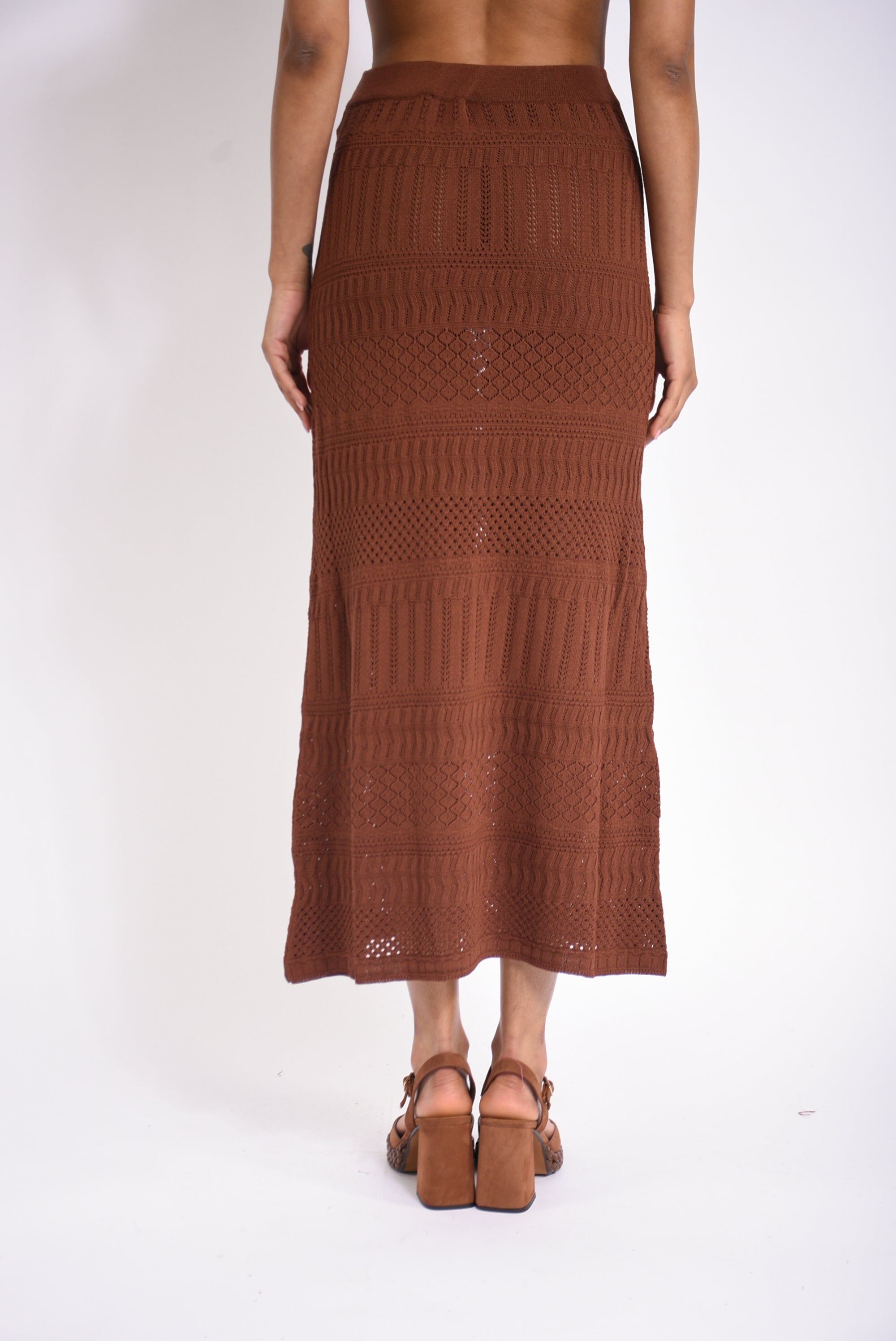 gonna lunga maxi lace