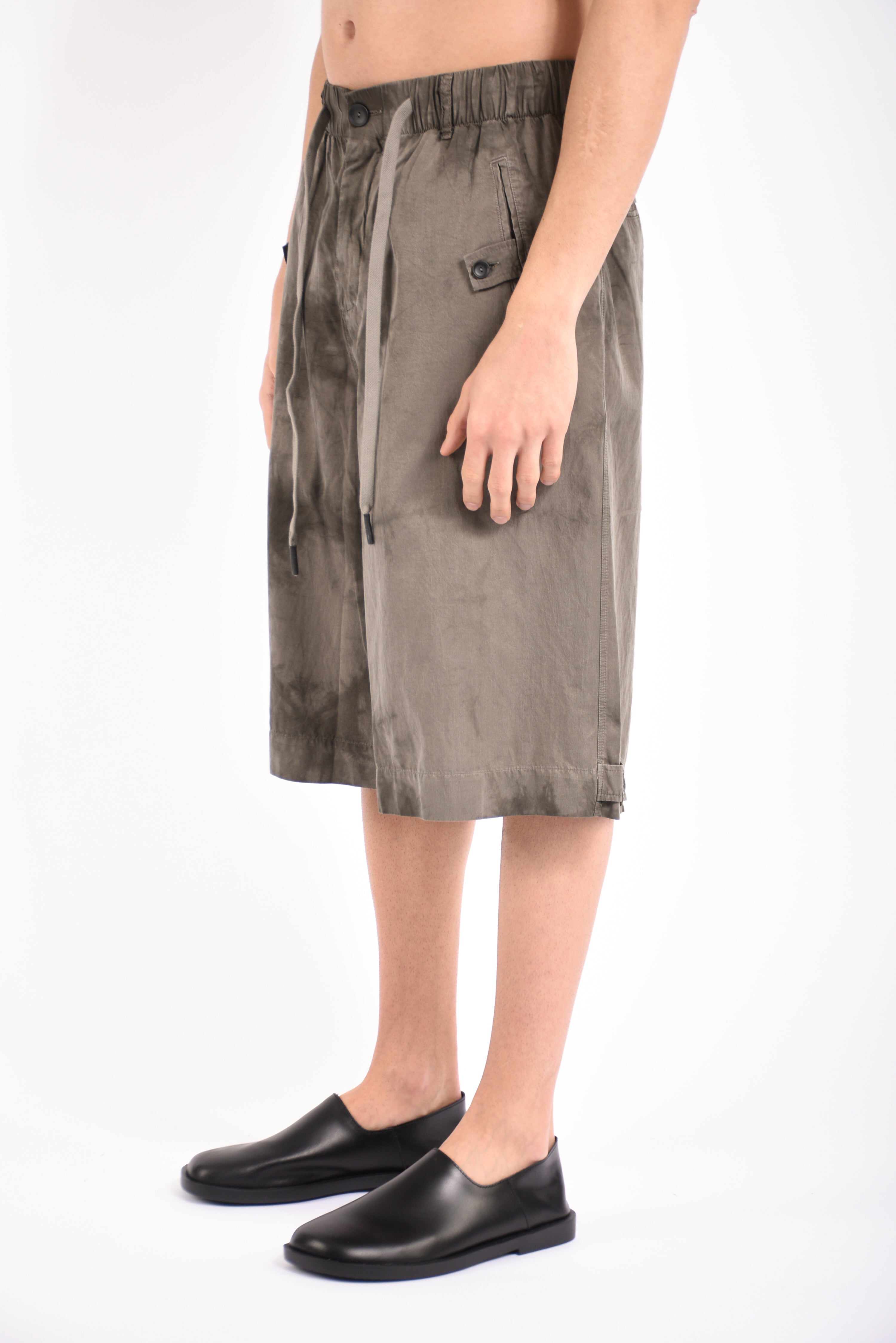 Bermuda in cupro tie dyed