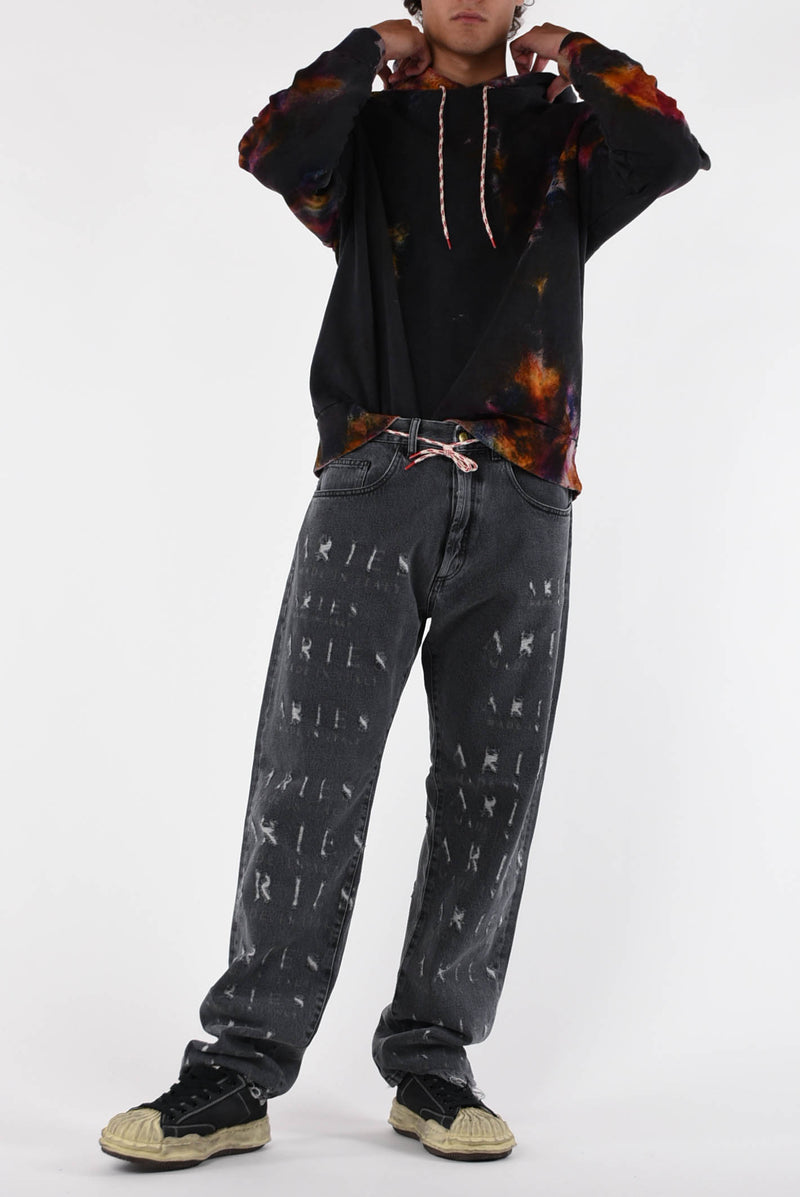 ARIES Jeans destroyed batten