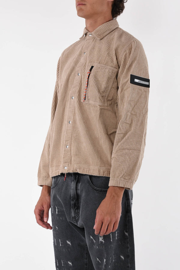 ARIES Overshirt corduroy in velluto