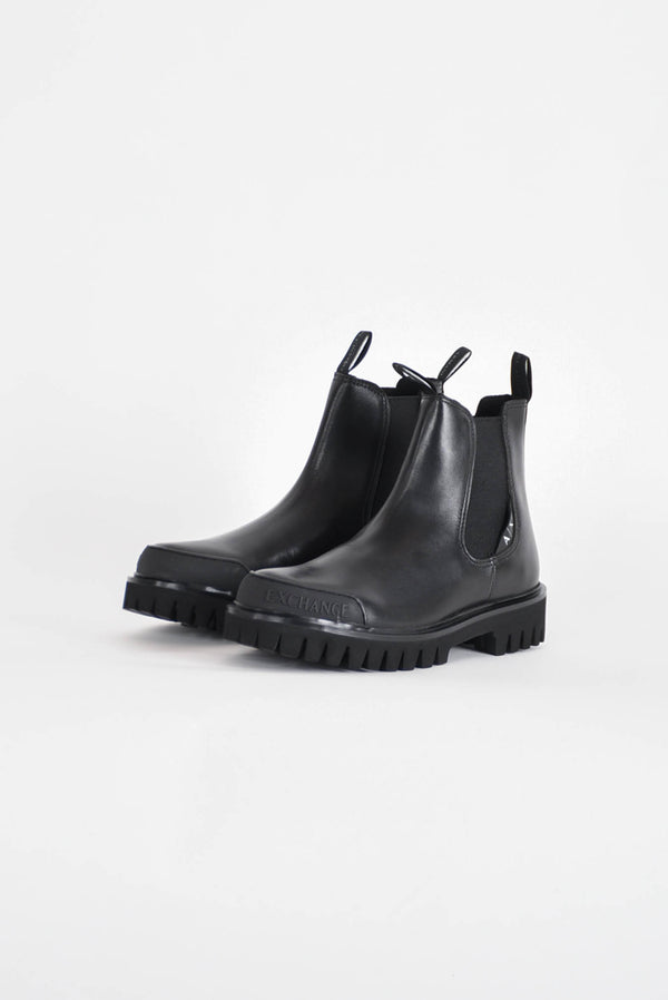 ARMANI EXCHANGE Stivali CHELSEA IN PELLE