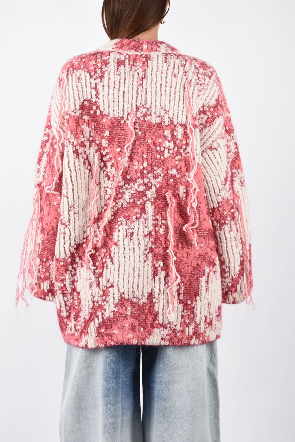 CARDIGAN OVER IN JACQUARD F6LAWOCA176