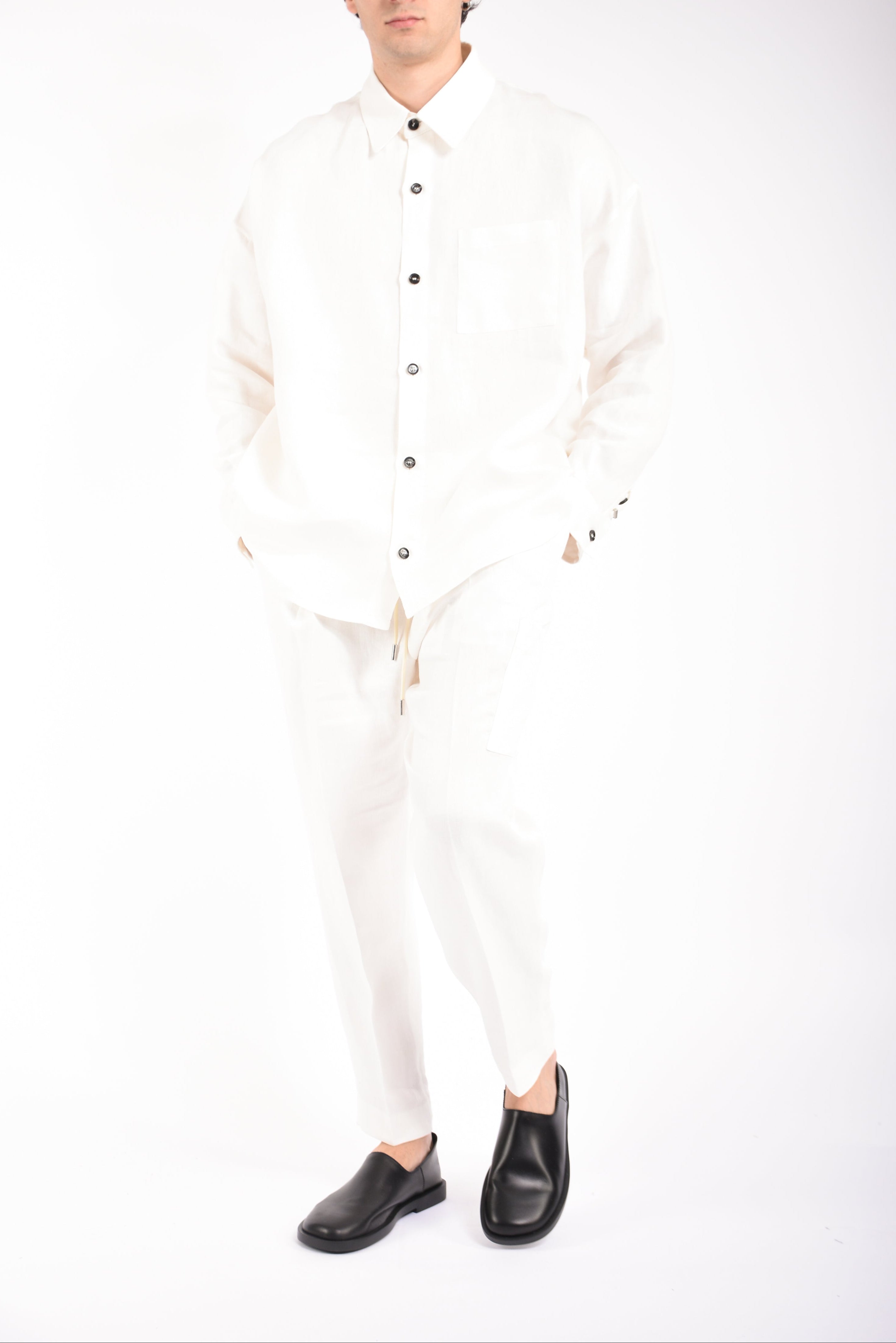 Camicia HALER in lino armaturato