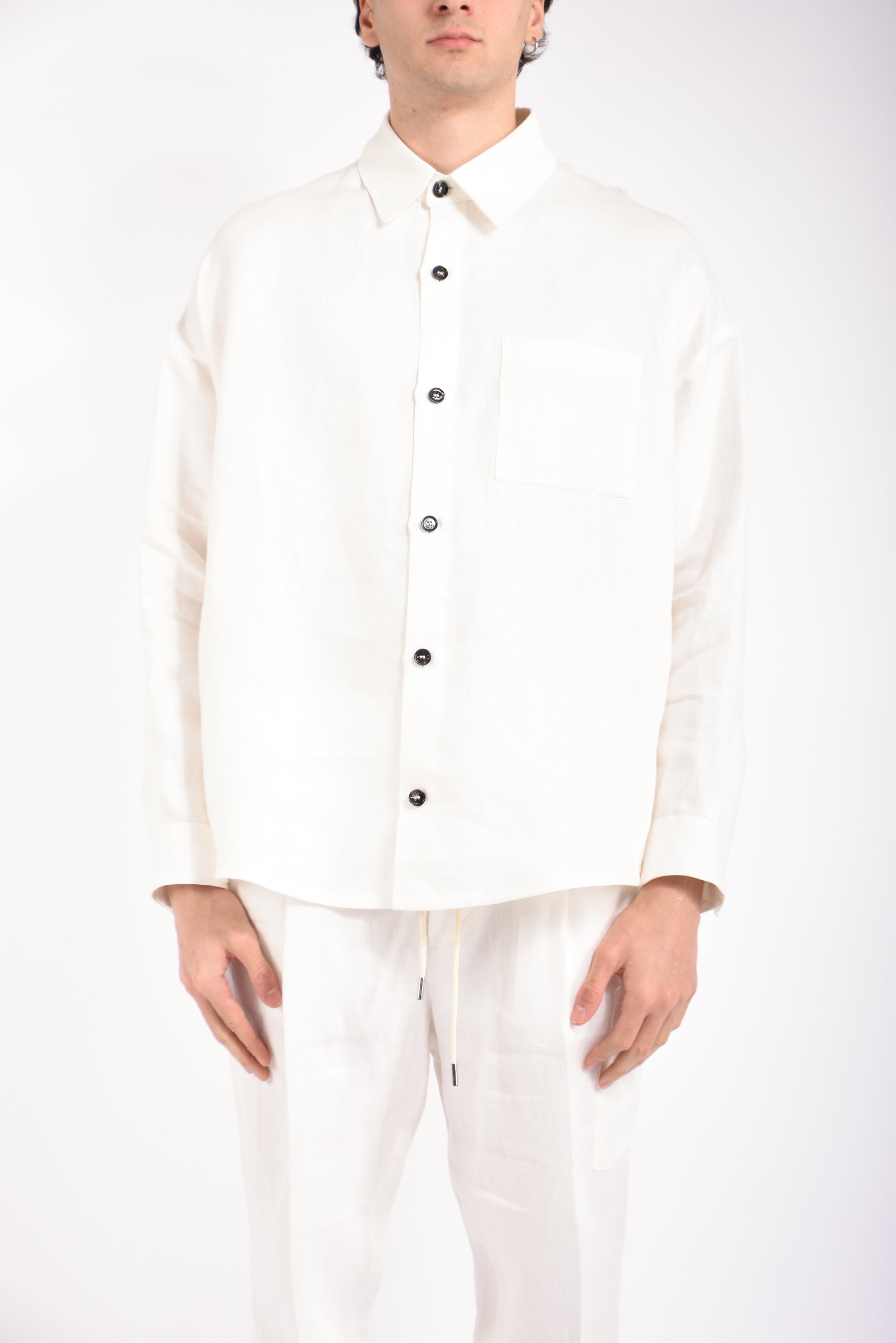 Camicia HALER in lino armaturato