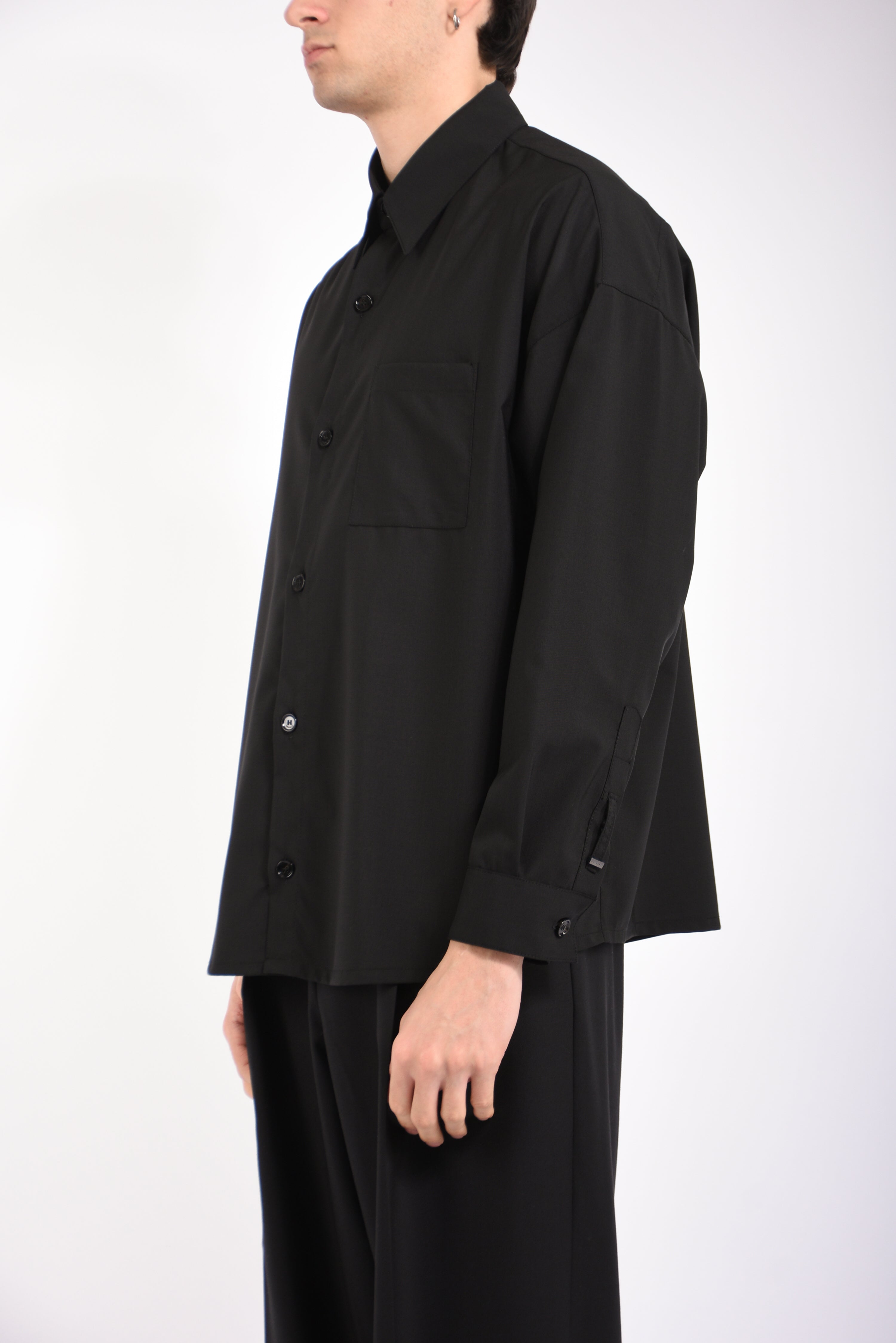 Camicia haler in fresco lana