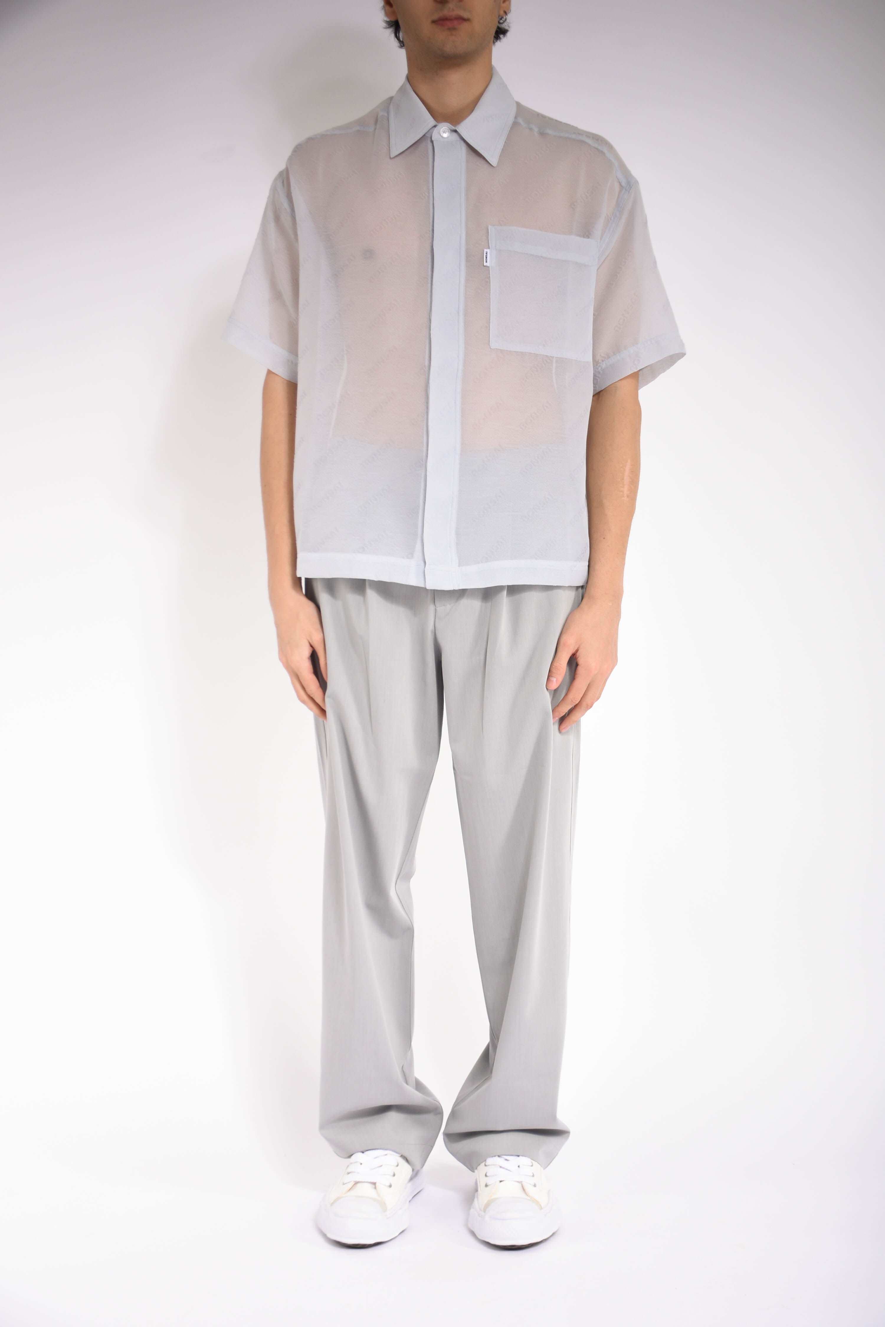 camicia all over 3D logo